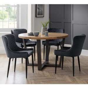 barras-round-dining-table-oak-4-lakia-grey-chairs