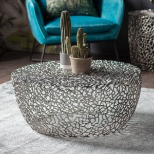 barrington-round-aluminum-coffee-table-silver