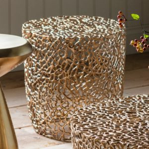barrington-round-aluminum-side-table-gold