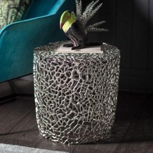 barrington-round-aluminum-side-table-silver