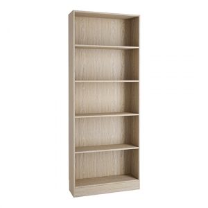 baskon-wooden-tall-wide-4-shelves-bookcase-oak