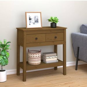 belva-pine-wood-console-table-2-drawer-honey-brown