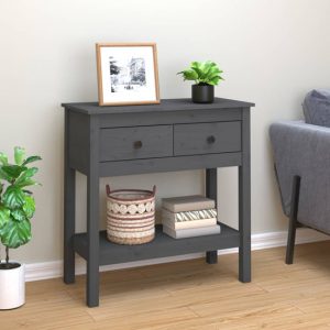 belva-pine-wood-console-table-2-drawers-grey