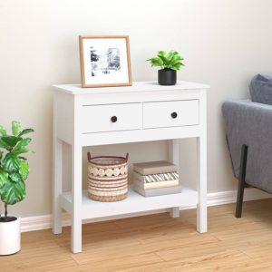 belva-pine-wood-console-table-2-drawers-white