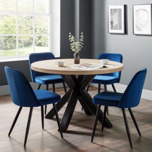 berwick-round-dining-table-4-burgess-blue-chairs
