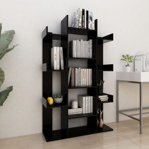 bevin-high-gloss-bookcase-13-shelves-black