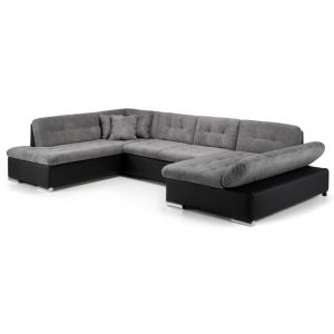 borba-fabric-left-hand-corner-sofa-bed-black-grey