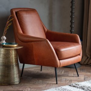 bossier-leather-armchair-brown-matt-black-metal-legs
