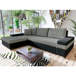 bostrom-fabric-left-hand-corner-sofa-bed-black-grey