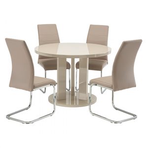 brambee-glass-latte-gloss-dt-4-sako-cappuccino-chairs
