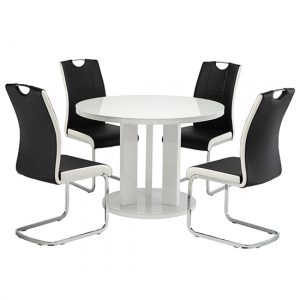 brambee-glass-white-gloss-dt-4-samson-black-chairs