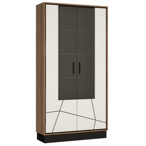 brecon-wooden-display-cabinet-walnut-white-high-gloss
