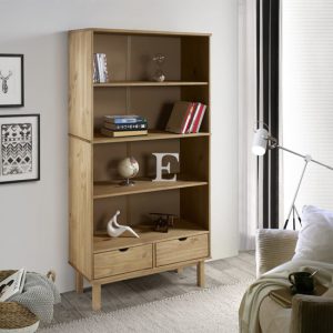 bridie-pinewood-bookcase-2-drawers-brown