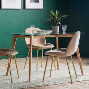 brix-rectangular-clear-glass-dining-table-natural-oak-base