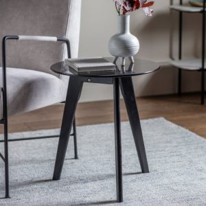 brix-round-smoked-glass-side-table-black-oak-base