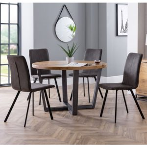 brooklyn-round-dining-set-4-monroe-charcoal-grey-chairs