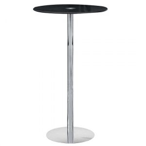 bruder-black-glass-bar-table-chrome-base