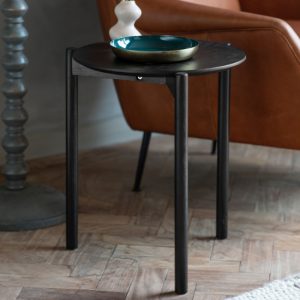 burlap-round-wooden-side-table-black1