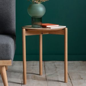 burlap-round-wooden-side-table-natural