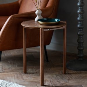 burlap-round-wooden-side-table-walnut1