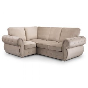 bushman-plush-velvet-left-hand-corner-sofa-beige