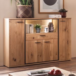 campinas-led-highboard-knotty-oak-4-doors-1-drawer