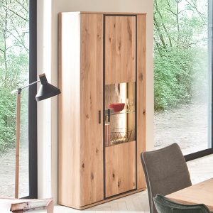 campinas-led-wooden-display-cabinet-knotty-oak-2-doors