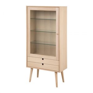 canton-1-door-2-drawers-display-cabinet-oak-white