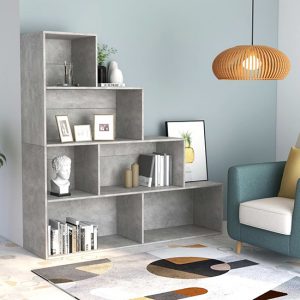 carus-wooden-bookcase-6-shelves-concrete-effect