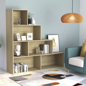 carus-wooden-bookcase-6-shelves-sonoma-oak