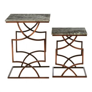 casa-grey-marble-set-of-2-side-tables-bronze-metal-frame