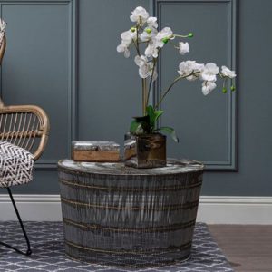 casa-round-metal-coffee-table-natural