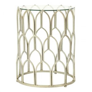 cascade-clear-glass-top-side-table-silver-leaf-frame
