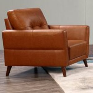 celina-leather-1-seater-sofa-tan-tapered-legs
