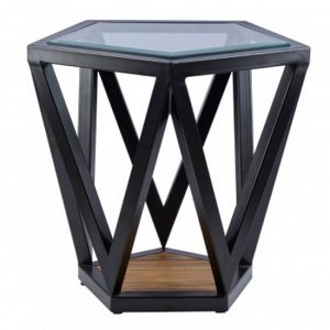 ciao-clear-glass-top-pentagon-side-table-black-metal-base