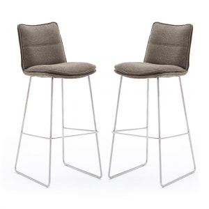 ciko-cappuccino-fabric-bar-stools-brushed-legs-pair