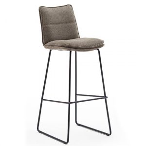 ciko-fabric-bar-stool-cappuccino-matt-black-steel-legs