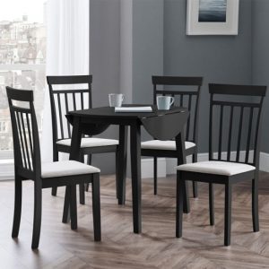 coast-round-drop-leaf-dining-table-black-4-chairs