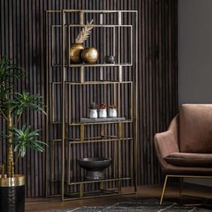 cody-black-glass-open-display-unit-bronze-metal-frame