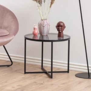 coeur-round-clear-glass-side-table-black-base