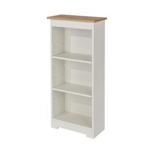 colorado-low-narrow-bookcase-white-adjustable-shelves