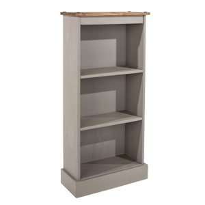 consett-linea-wooden-narrow-low-bookcase-2-shelves-grey