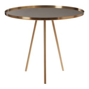 cordue-round-glass-top-side-table-gold
