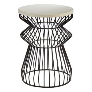 coreca-round-metal-side-table-black-curved-base-white