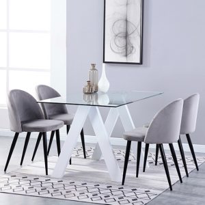 criss-cross-glass-dining-set-4-candy-grey-velvet-chairs