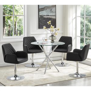 criss-cross-glass-dining-table-4-bucketeer-black-chairs