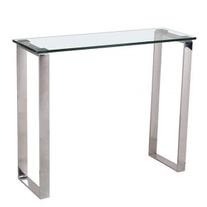 crucis-clear-glass-console-table-stainless-steel-legs