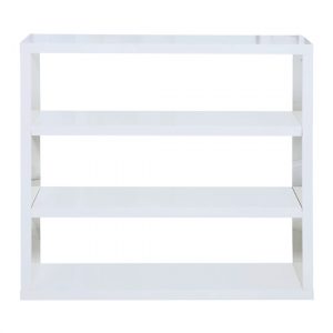 curio-contemporary-bookcase-white-high-gloss-new