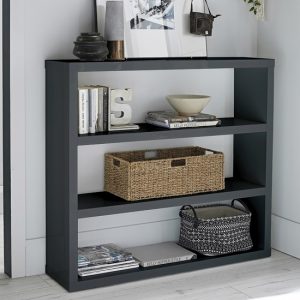 curio-modern-bookcase-charcoal-high-gloss-new
