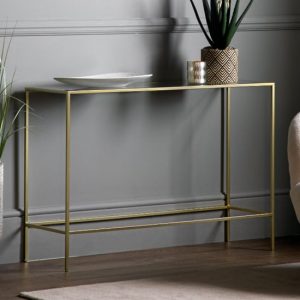 custer-clear-glass-console-table-champagne-metal-frame